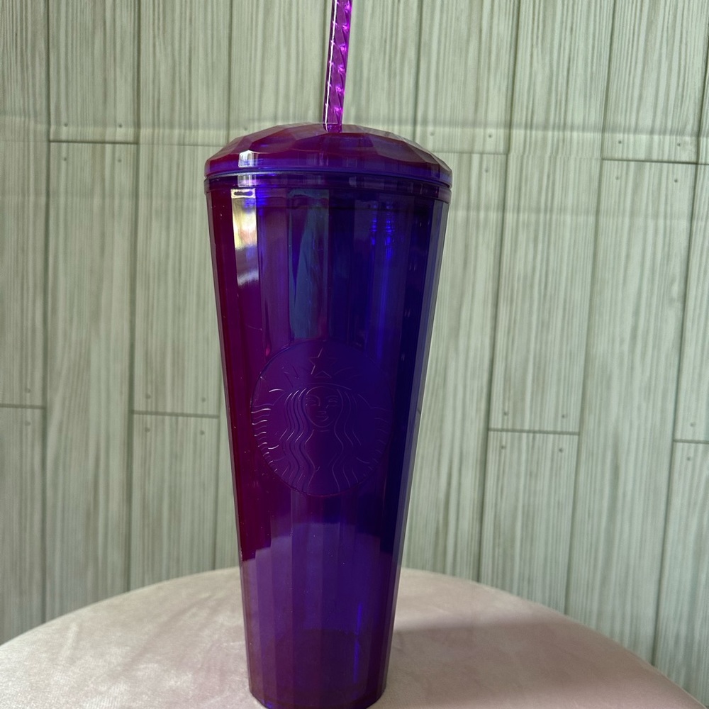 Starbucks Domed Cold Cup Tumbler Purple